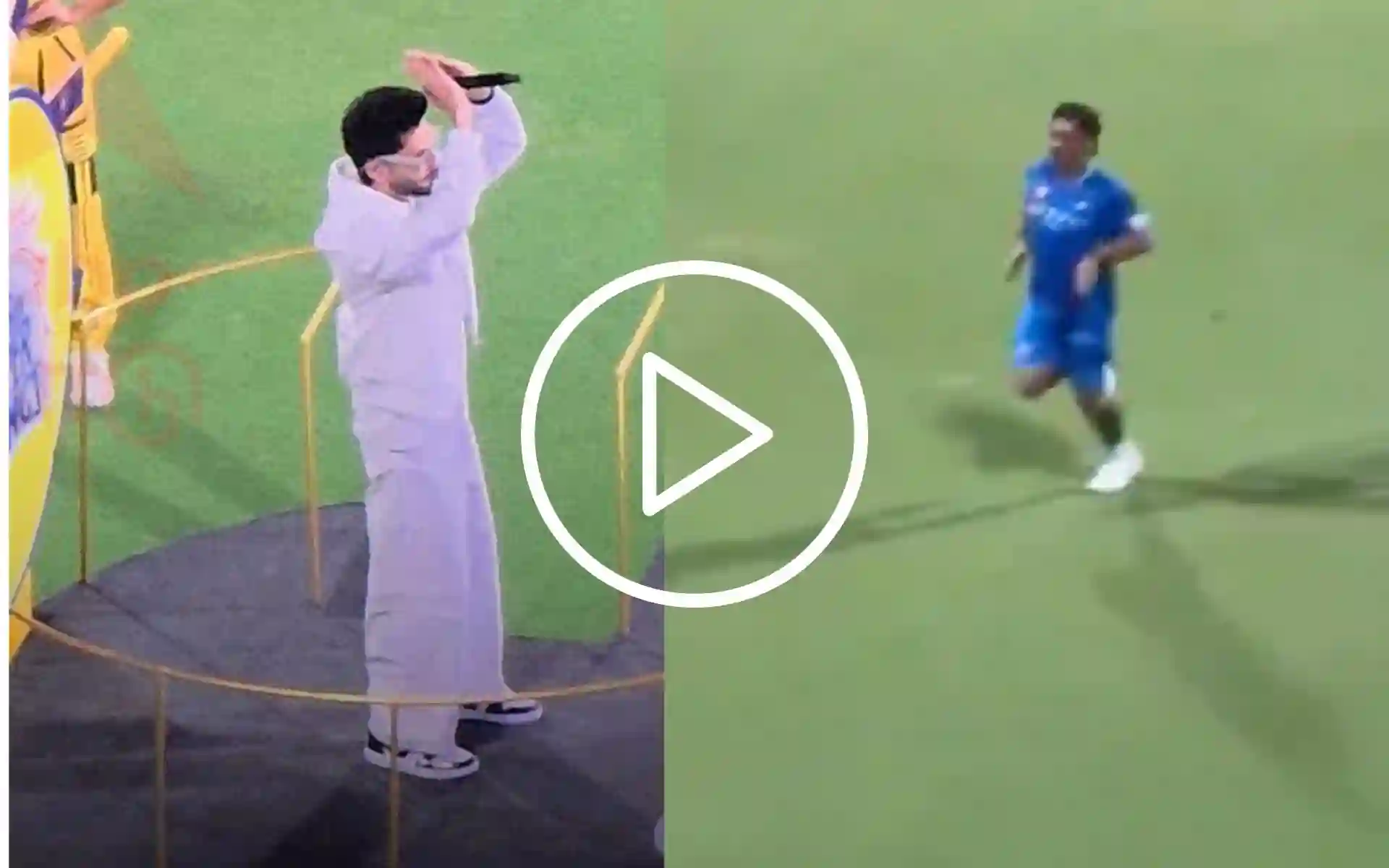 [Watch] Dhoni Sprints With Vintage Speed As Anirudh Sizzles With 'Aaluma Doluma'
